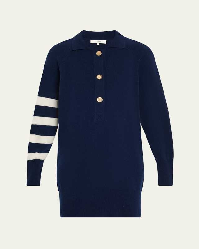 The Cashmere Rugby Tunic Dress